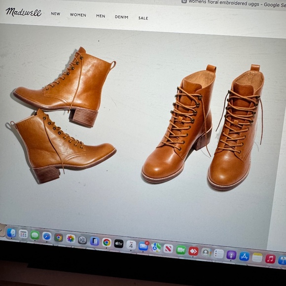 Madwell Womens Patti Lace Up Boot Size 7 - Picture 11 of 13